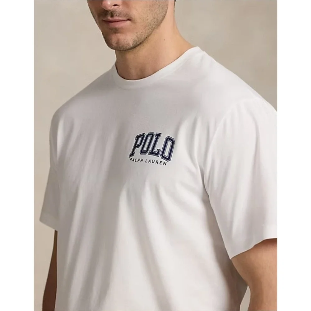 Polo Ralph Lauren White Long Jersey Short Sleeve T-Shirt Men's 4XLT NWT $65